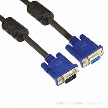 HD 15-pin Male to Female Super Monitor Extension VGA Cables